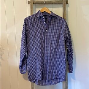 Ralph Lauren Men's Blue Checkered Shirt